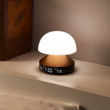 Lexon Mina Alarm Clock with LED Touch Lamp